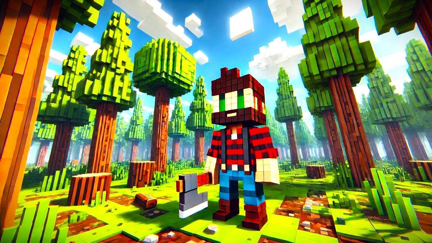 Дерево: исследован основной ресурс Minecraft