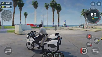 US Police Bike Rider Simulator Ảnh chụp màn hình 2