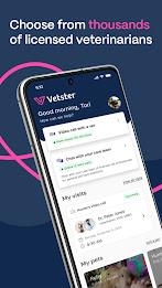 Online Vet 24/7 - Vetster Captura de tela 1