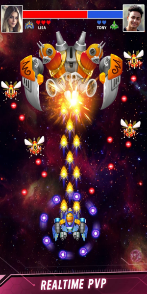 Space shooter - Galaxy attack Tangkapan skrin 2