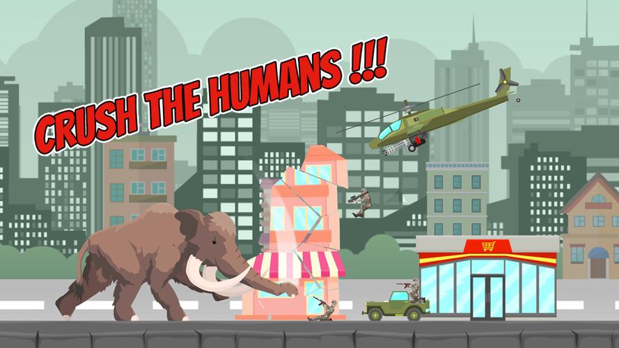 Hybrid Mammoth: City Rampage 螢幕截圖 1