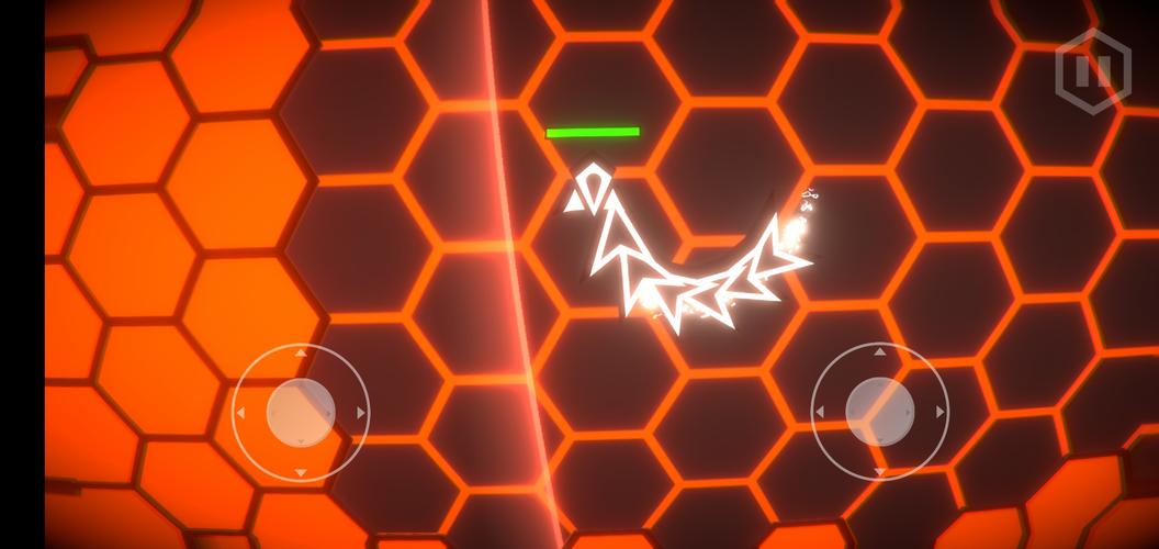 Hexa-Neon Shooter 스크린샷 3