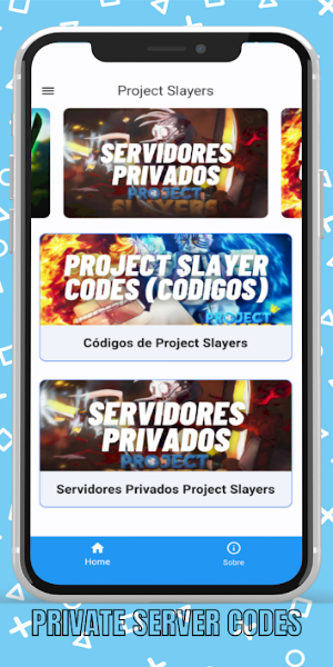 Project Slayers Codes Privados 螢幕截圖 2