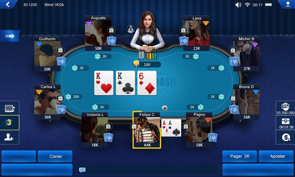 Schermata Poker Brasil HD 1