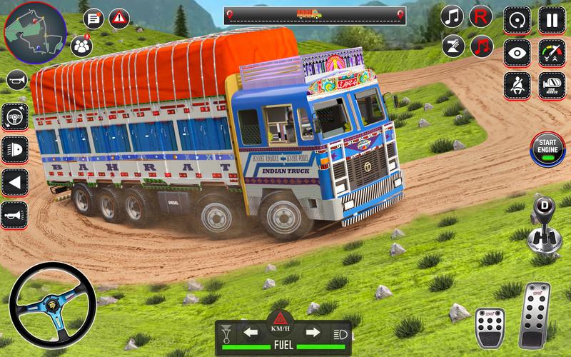 Indian Truck Drive Truck Games Tangkapan skrin 2