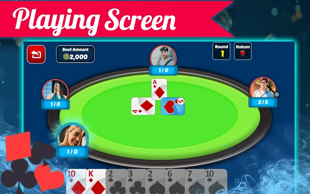 Batak Oyna - Play Spades Free Online Card Games Zrzut ekranu 2