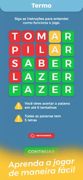 Termo Jogo de Palavras Captura de pantalla 2
