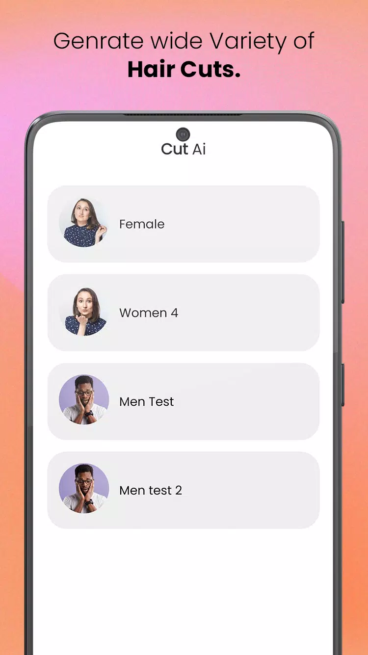 CutAI - AI Hair Style Changer Screenshot 1