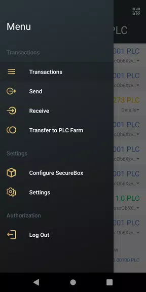 PLC Wallet Ảnh chụp màn hình 1