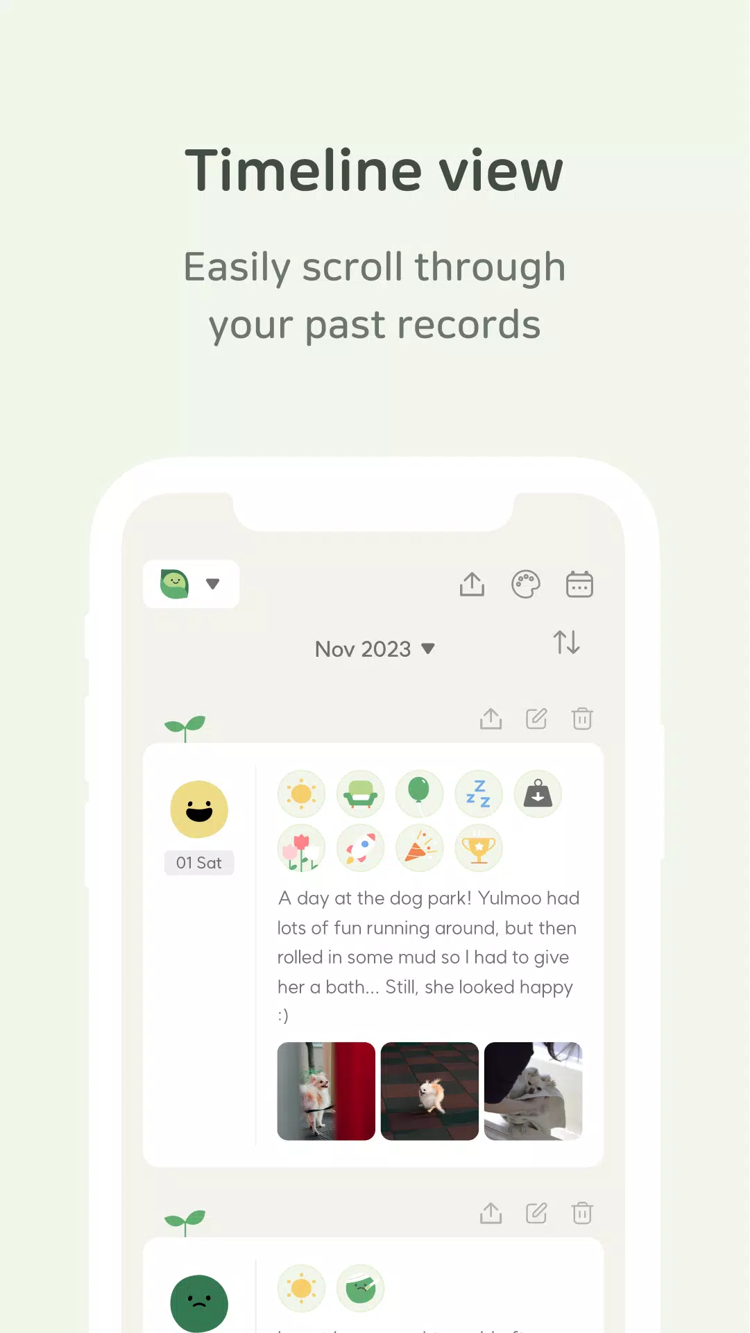DailyBean: Simplest Journal 螢幕截圖 3