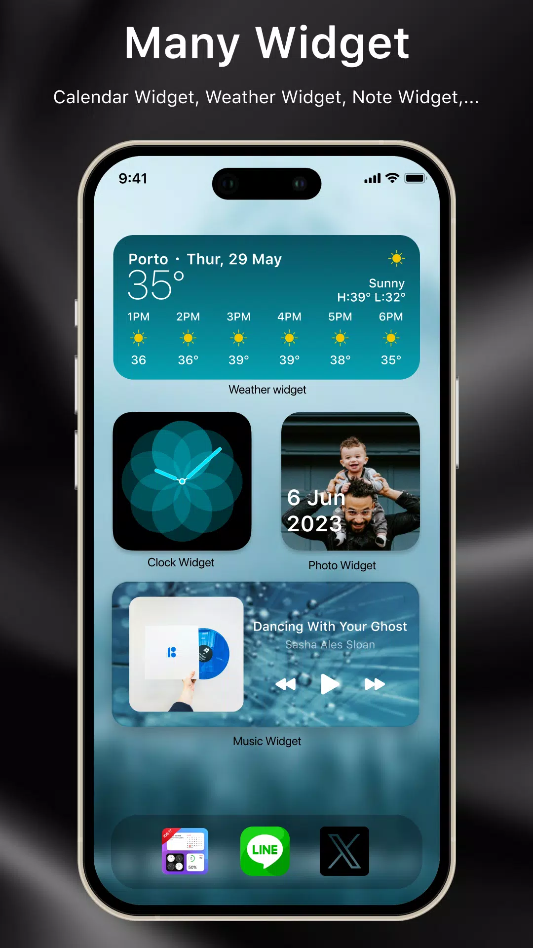 Laka Widgets: Widget OS 18 Captura de pantalla 2