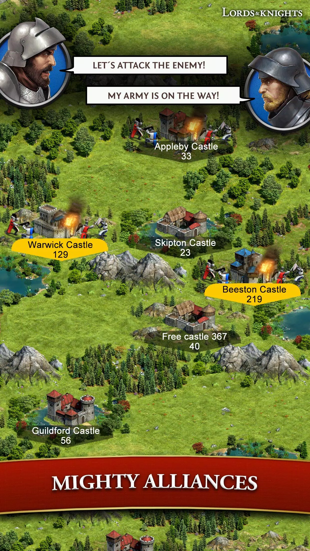 Lords & Knights 스크린샷 2