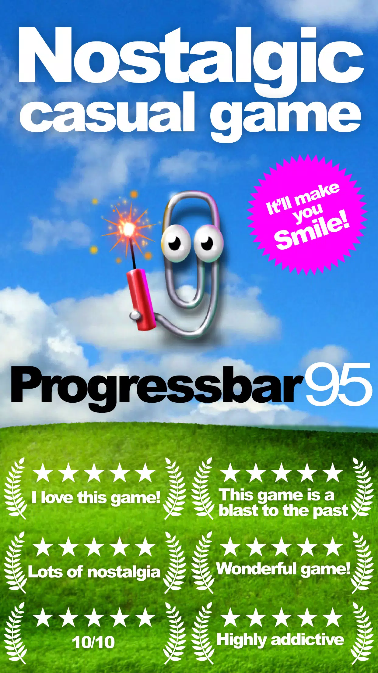 Progressbar95 - nostalgic game Screenshot 0