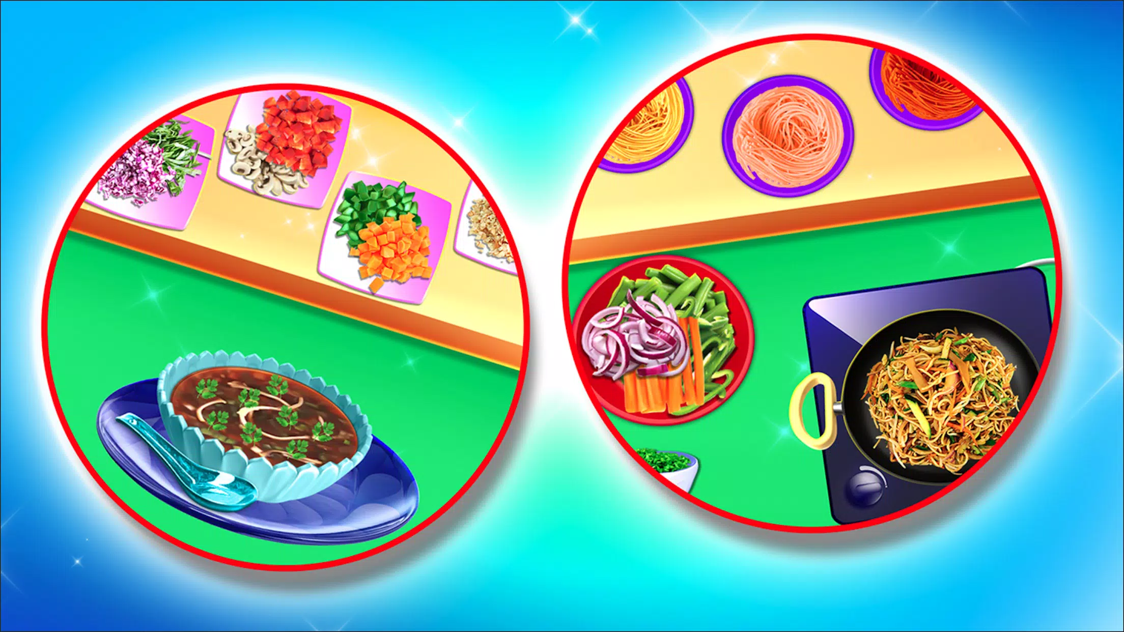 Lunar Chinese Food Maker Game Скриншот 2