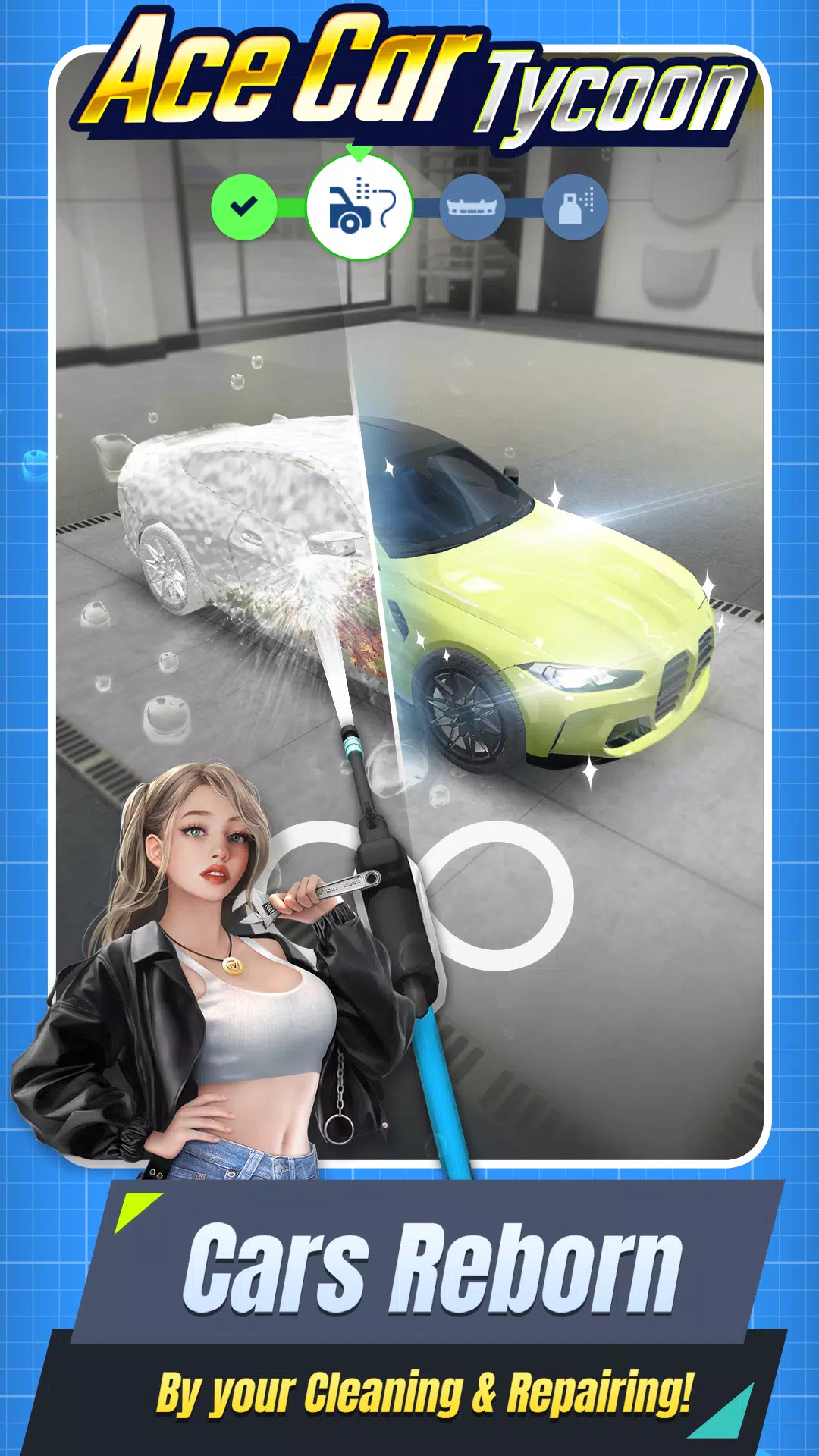 Ace Car Tycoon ဖန်သားပြင်ဓာတ်ပုံ 1