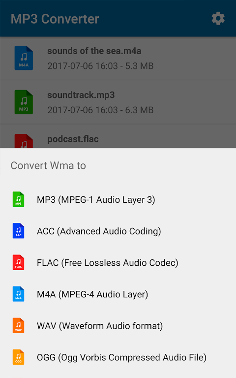 MP3 Converter Edit Music files Ảnh chụp màn hình 1