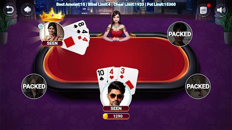 Teen Patti Card Game 螢幕截圖 1