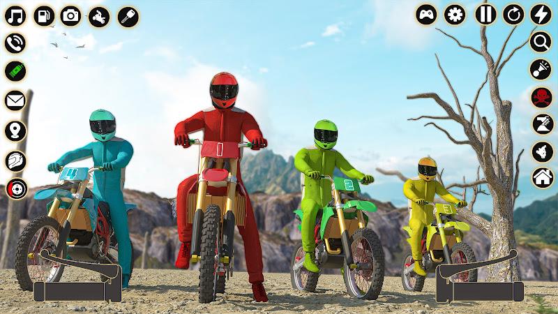 Wheelie Dirt Bike Games Schermafbeelding 1