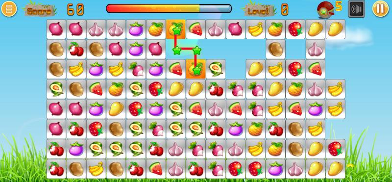 Schermata Link fruits - fruit match pair 1