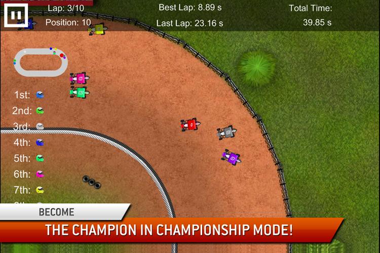 Dirt Racing Sprint Car Game 2 Ekran Görüntüsü 0