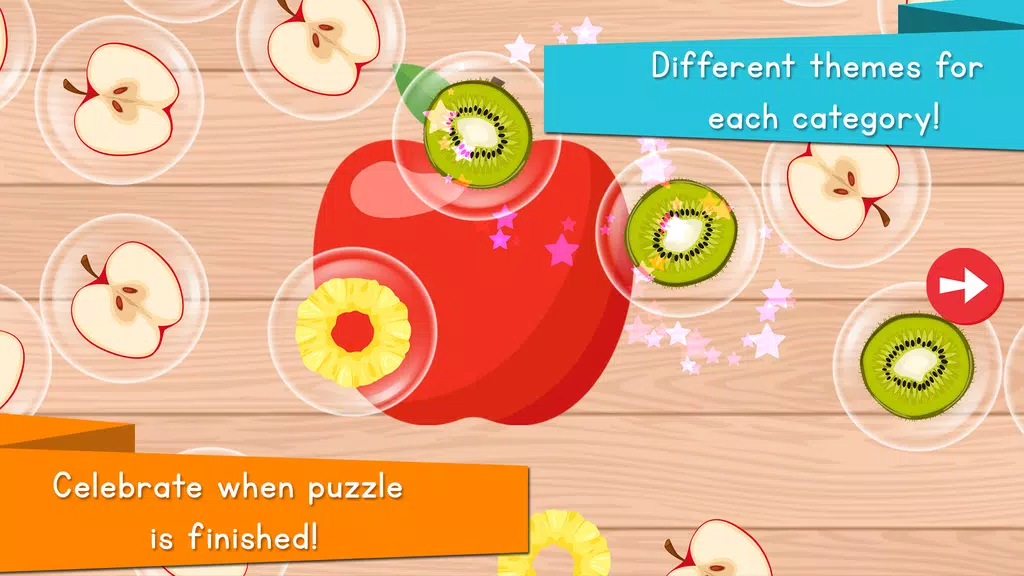 Food Puzzle for Kids Captura de tela 1