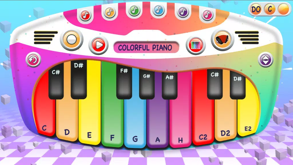 Colorful Piano Tangkapan skrin 1