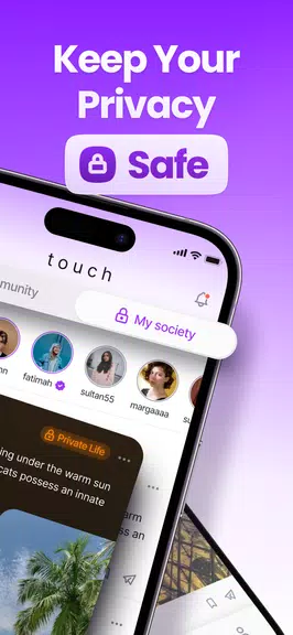 Touchapp - Meaningful Sharing Tangkapan skrin 1