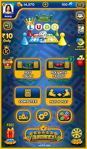 Ludo King Mod ဖန်သားပြင်ဓာတ်ပုံ 1