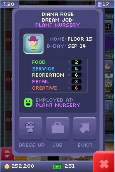 Tiny Tower Mod स्क्रीनशॉट 3