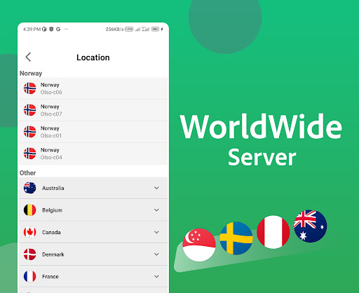 Norway VPN - Norwegian IP Fast স্ক্রিনশট 2