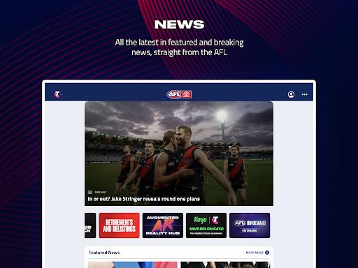 AFL Live Official App 螢幕截圖 3