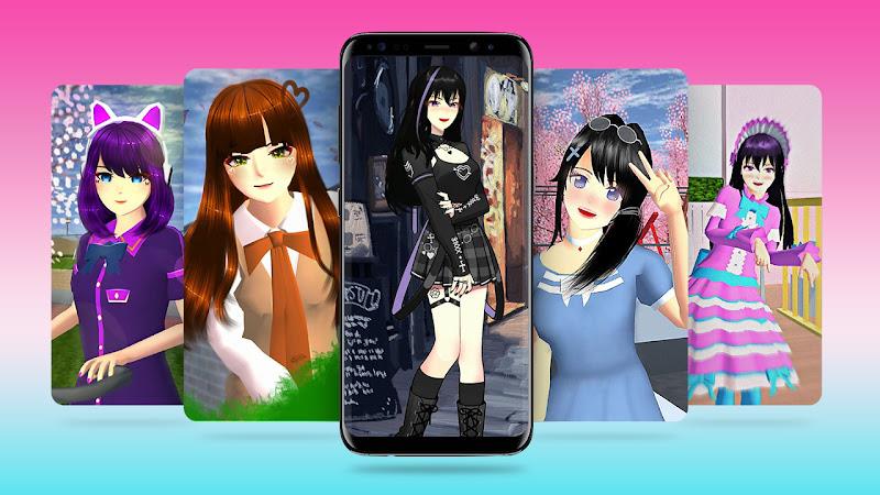 Sakura School Wallpaper & Live Ảnh chụp màn hình 0