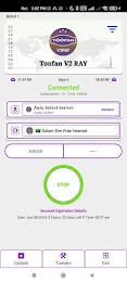 TOOFAN V2 RAY VPN ဖန်သားပြင်ဓာတ်ပုံ 2