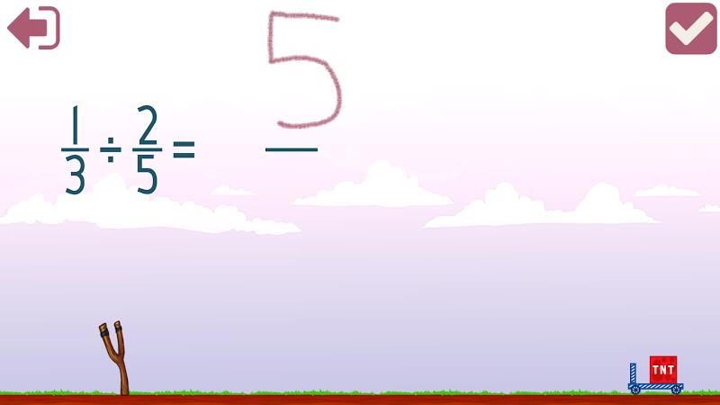 Dividing Fractions Math Game Capture d'écran 3