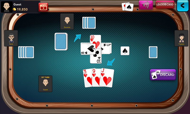 Offline Crazy Eights - Free Card Game Скриншот 3