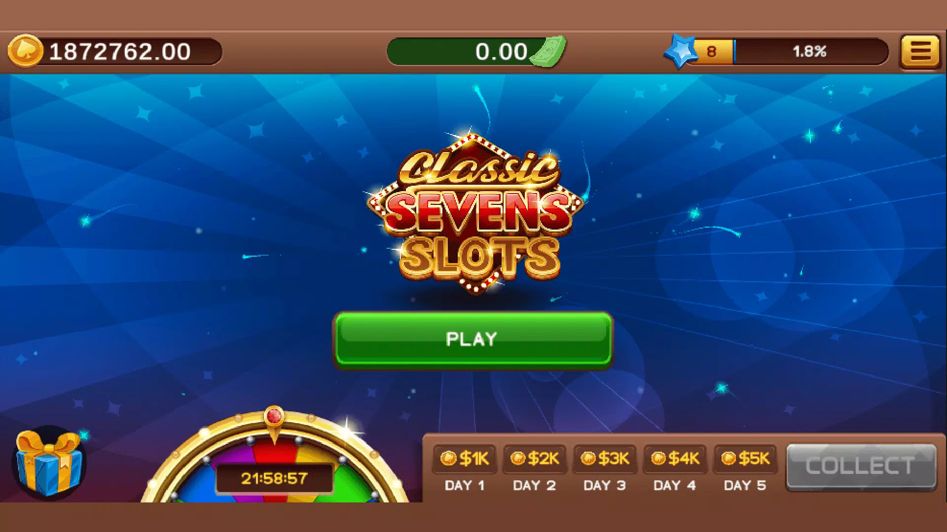 Game Heap - Seven Slots スクリーンショット 0