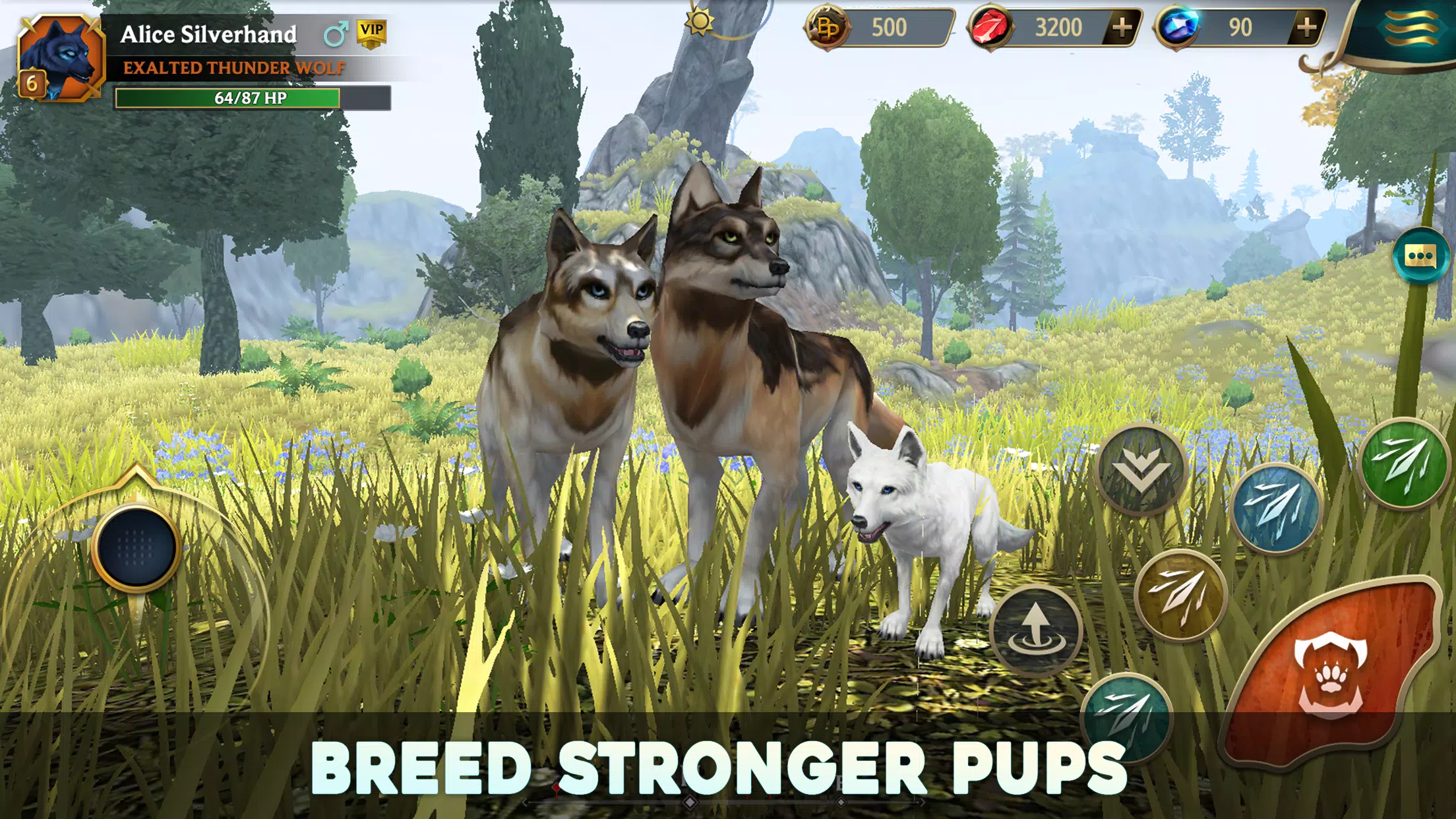 Wolf Tales - Wild Animal Sim স্ক্রিনশট 0