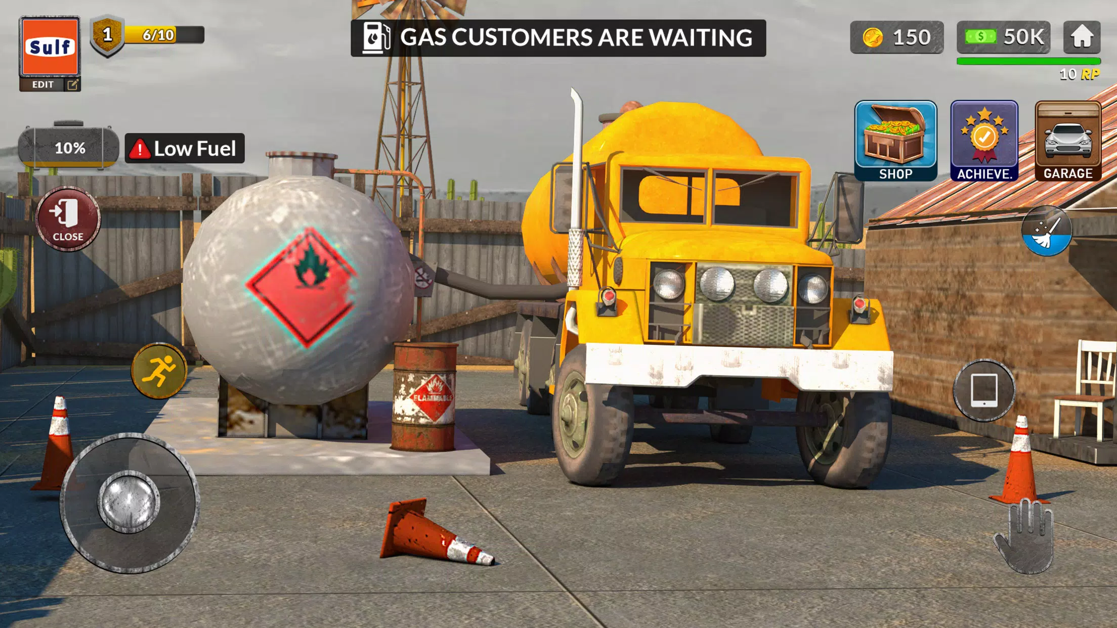 Gas Filling Junkyard Simulator Ekran Görüntüsü 1