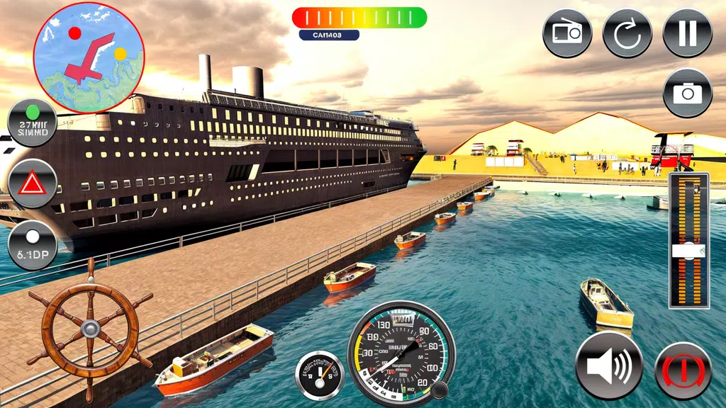 Transport Cruise Ship Games स्क्रीनशॉट 1