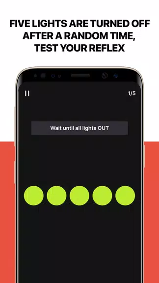 LightsOut Reaction Time/Reflex Tangkapan skrin 1