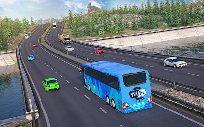 US Coach Bus Driving Game 2024 Ekran Görüntüsü 1