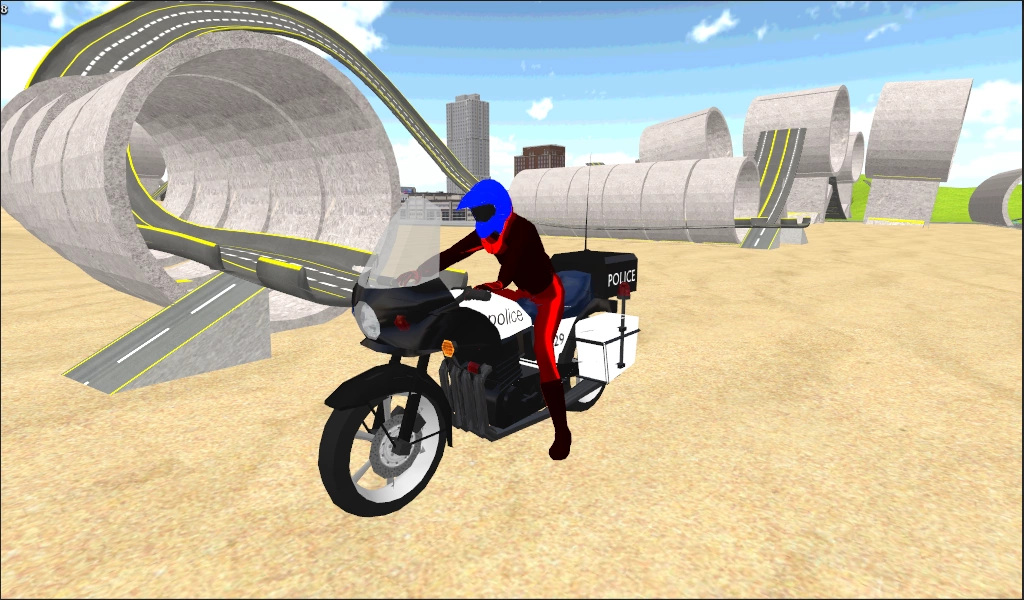 Motorbike Stunt Race 3D স্ক্রিনশট 1