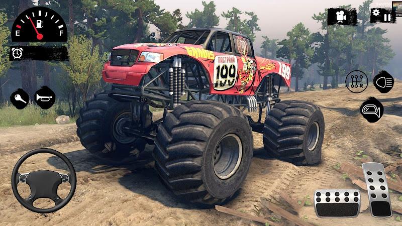 Hillock Monster Truck Driving Capture d'écran 0