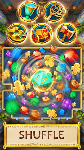 Jewels of Egypt・Match 3 Puzzle Schermafbeelding 2