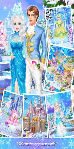 Princess Salon: Frozen Party Mod Schermafbeelding 1