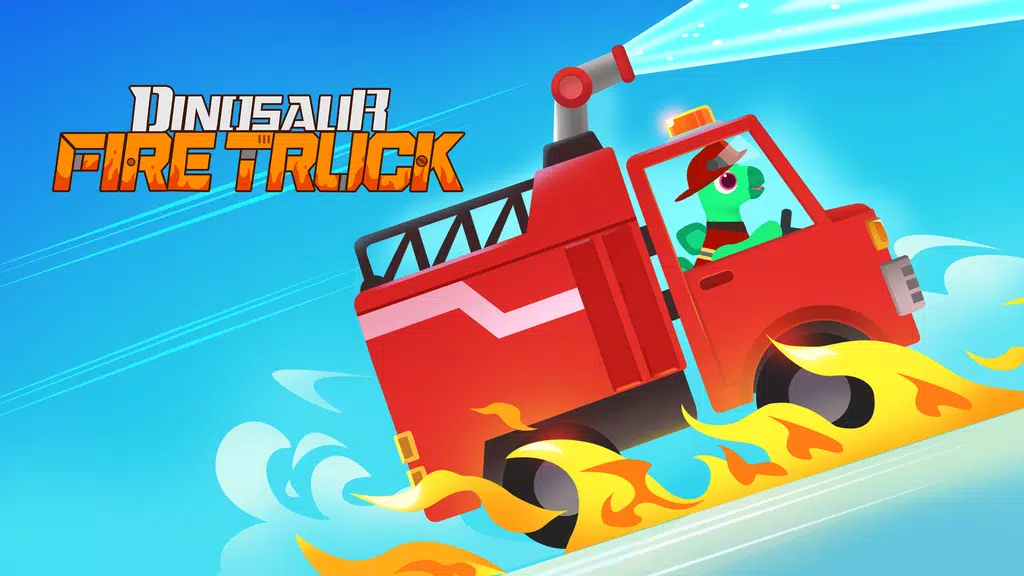 Dinosaur Fire Truck: for kids স্ক্রিনশট 0