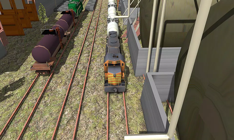 Oil Tanker Train Driving Sim Скриншот 2