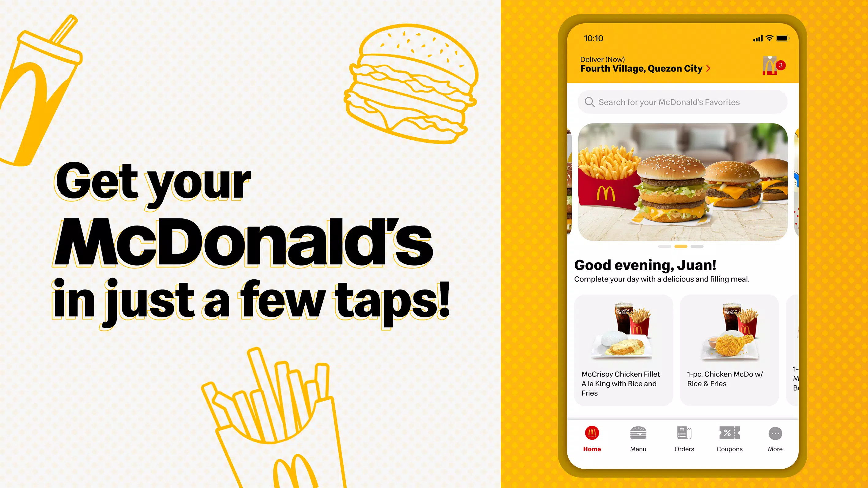 McDelivery PH स्क्रीनशॉट 0