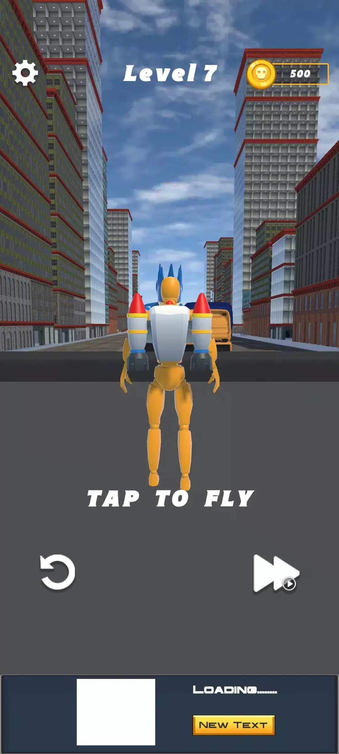 Jetpack Ragdoll: Fly Adventure 螢幕截圖 0