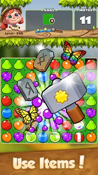 Fruits POP : Match 3 Puzzle Captura de pantalla 3